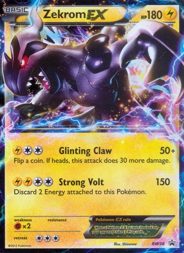 Zekrom-EX BW38/101 BW Black Star Promos