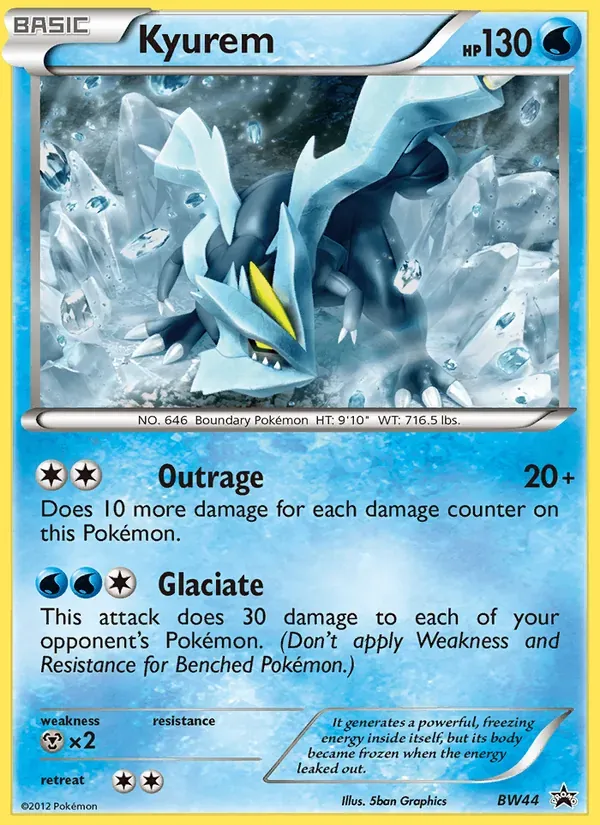 Kyurem BW44/101 BW Black Star Promos