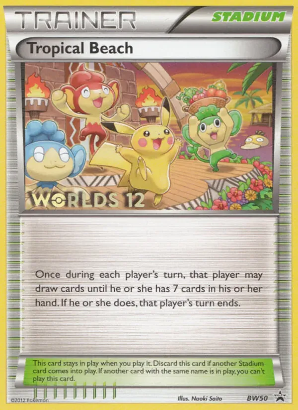 Tropical Beach BW50/101 BW Black Star Promos