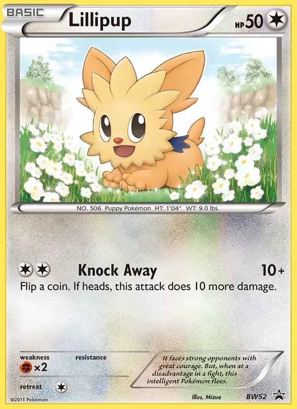 Lillipup BW52/101 BW Black Star Promos