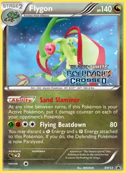 Flygon BW53 BW Black Star Promos