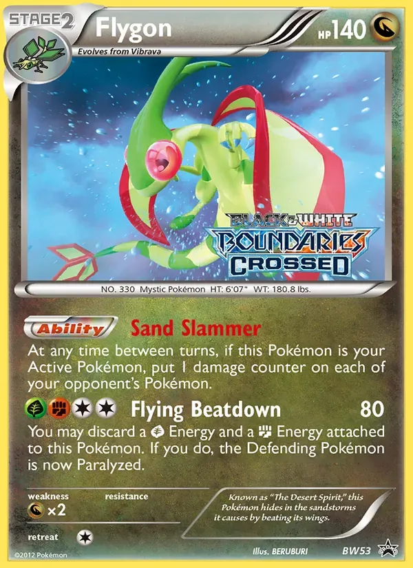 Flygon BW53/101 BW Black Star Promos