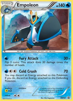 Empoleon BW56 BW Black Star Promos