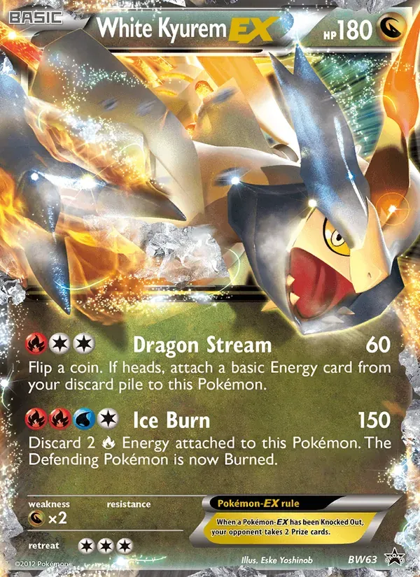 White Kyurem-EX BW63/101 BW Black Star Promos