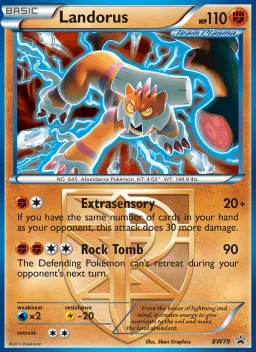 Landorus BW79 BW Black Star Promos