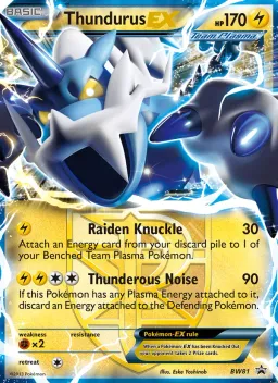 Thundurus-EX BW81 BW Black Star Promos