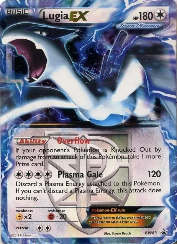 Lugia-EX BW83/101 BW Black Star Promos