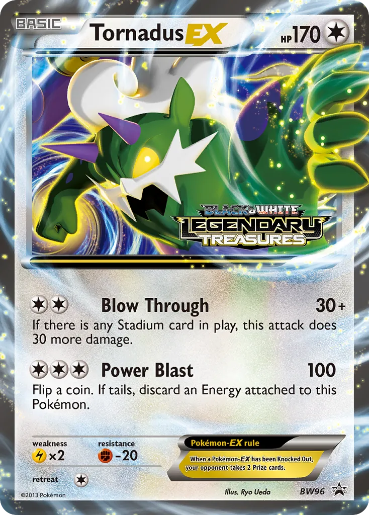 Tornadus-EX BW96/101 BW Black Star Promos