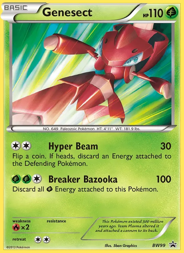 Genesect BW99/101 BW Black Star Promos