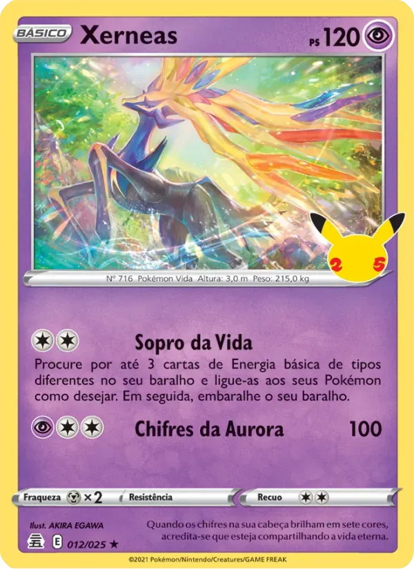 Xerneas 12/25 Celebrações