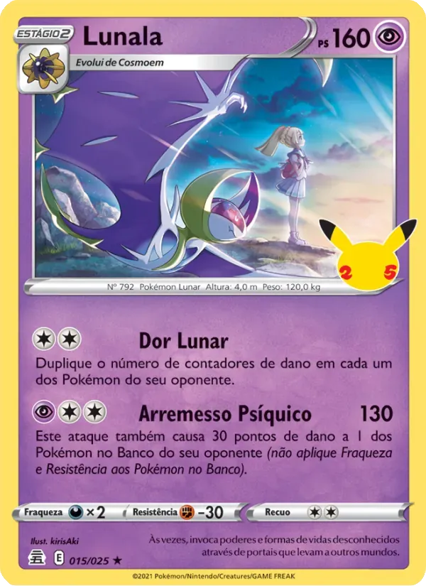 Lunala 15/25 Celebrações