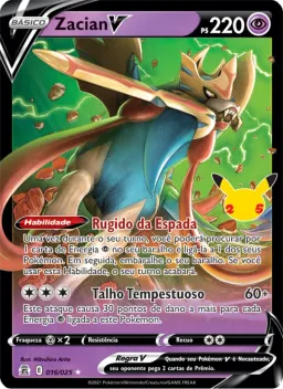 Zacian V 16 Celebrações