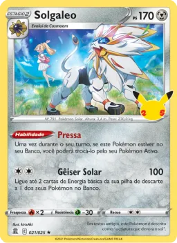 Solgaleo 21 Celebrações
