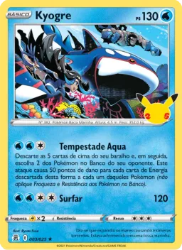 Kyogre 3 Celebrações