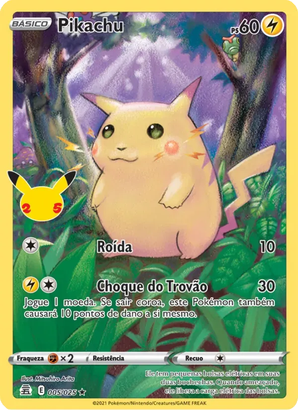 Pikachu 5/25 Celebrações