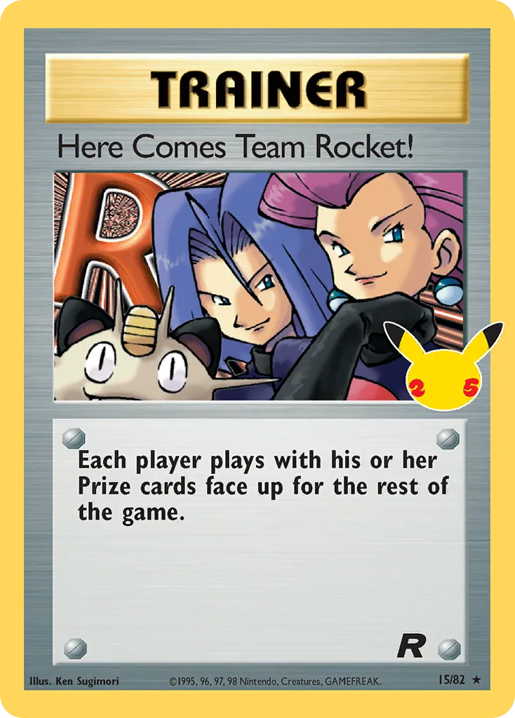 Here Comes Team Rocket! CC006/25 Celebrações Coleção Clássica