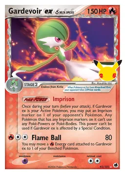 Gardevoir ex CC014 Celebrações Coleção Clássica