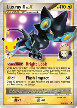 Luxray GL LV.X CC017 Celebrações Coleção Clássica
