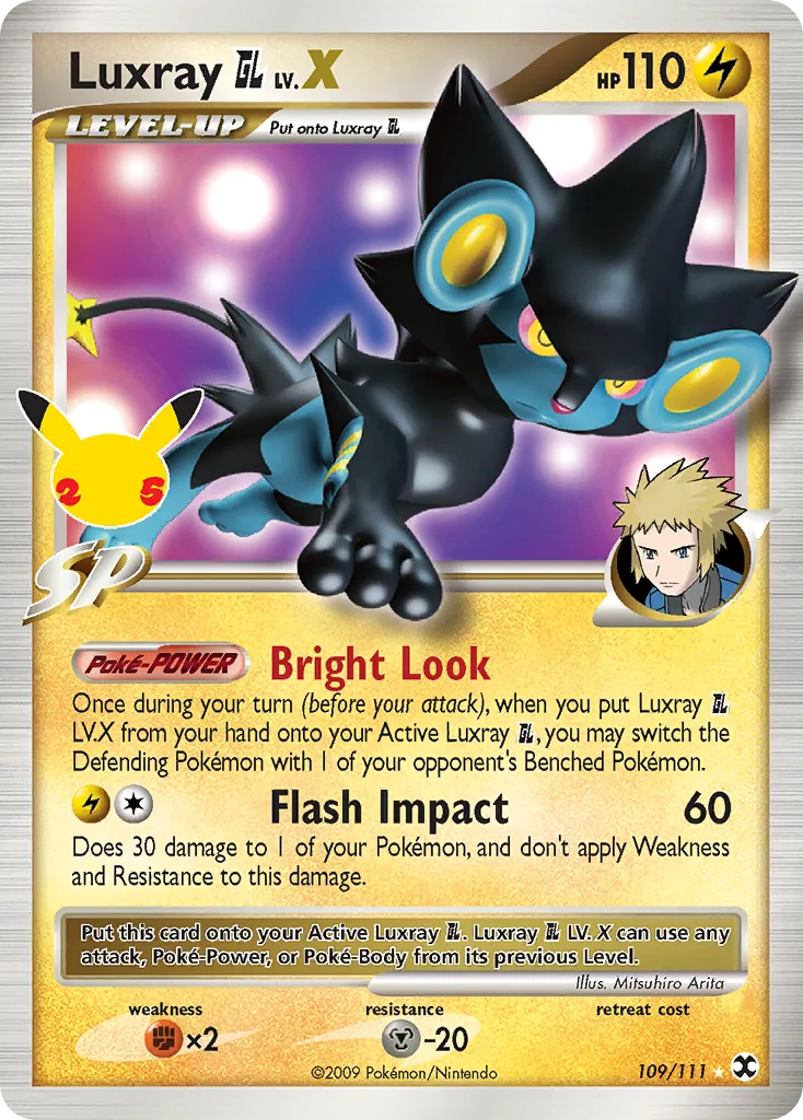 Luxray GL LV.X CC017/25 Celebrações Coleção Clássica