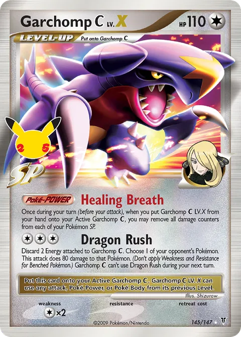 Garchomp C LV.X CC018/25
