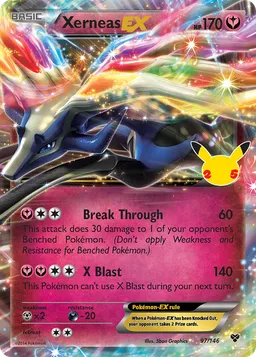 Xerneas EX CC023 Celebrações Coleção Clássica