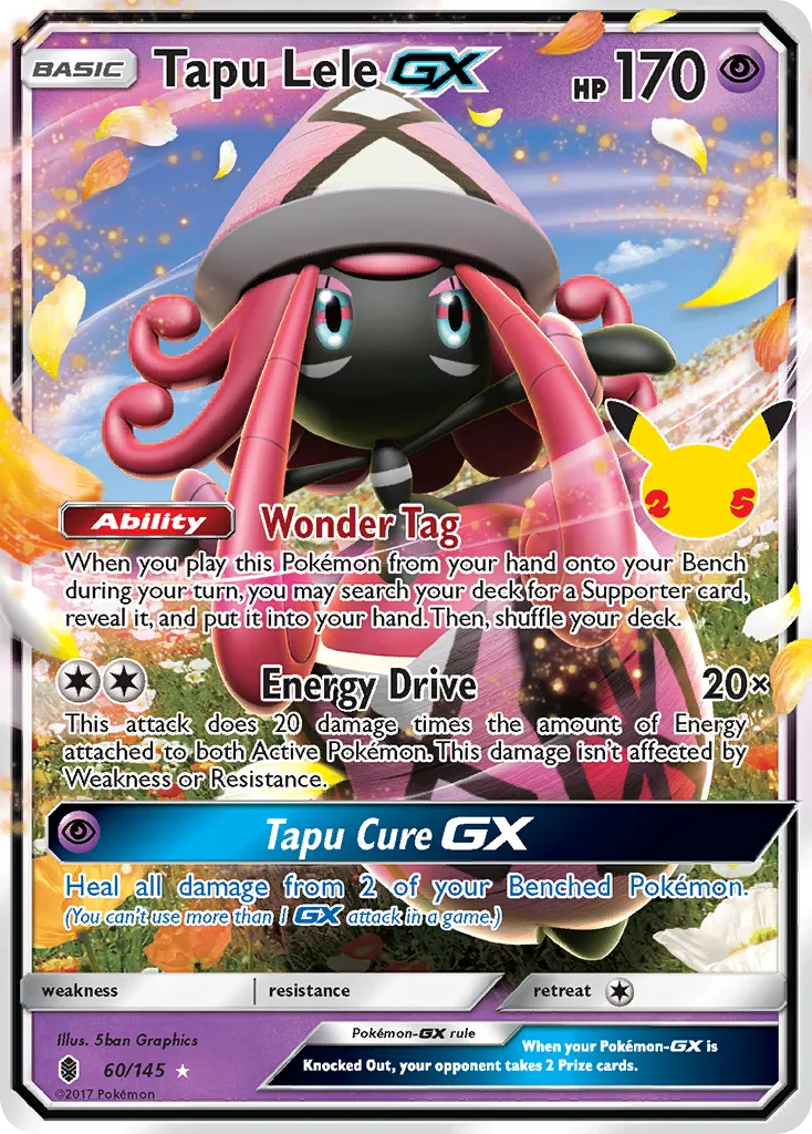 Tapu Lele GX CC025/25 Celebrações Coleção Clássica