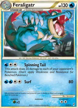 Feraligatr 25 Chamado das Lendas