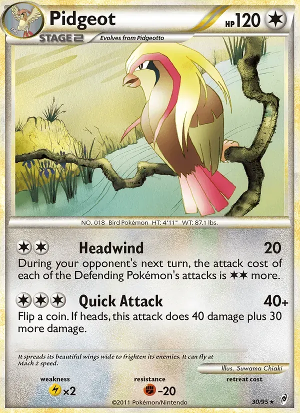 Pidgeot 30/95 Chamado das Lendas