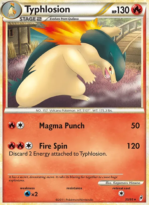 Typhlosion 35/95 Chamado das Lendas