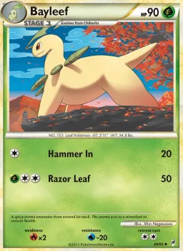 Bayleef 40 Chamado das Lendas