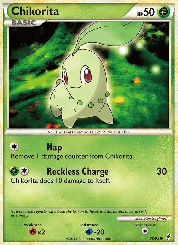 Chikorita 53/95 Chamado das Lendas