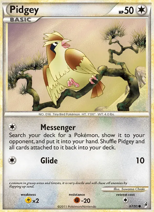 Pidgey 67/95 Chamado das Lendas