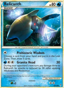 Relicanth 69 Chamado das Lendas