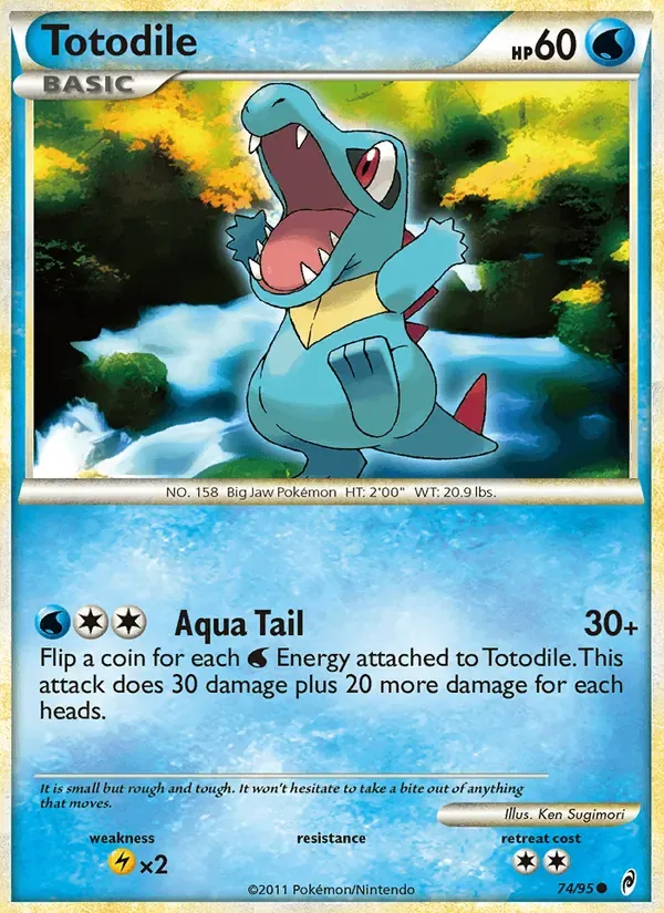 Totodile 74/95 Chamado das Lendas