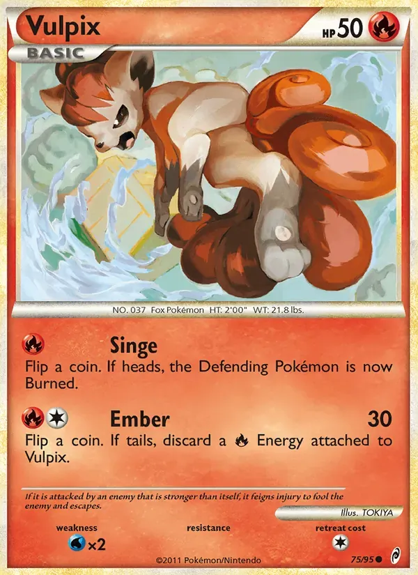 Vulpix 75/95 Chamado das Lendas