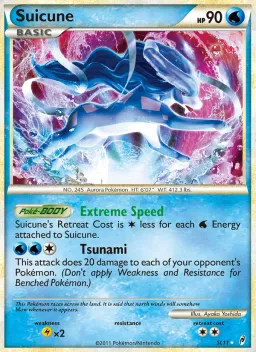 Suicune SL11 Chamado das Lendas