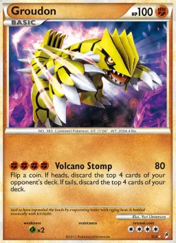 Groudon SL4 Chamado das Lendas