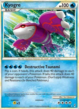 Kyogre SL6 Chamado das Lendas