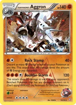 Aggron da Equipe Magma  14 Crise Dupla
