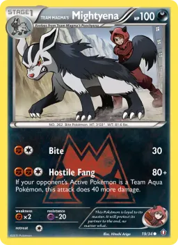Mightyena da Equipe Magma 19 Crise Dupla