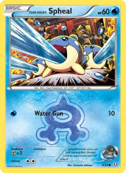 Spheal da Equipe Aqua 3 Crise Dupla