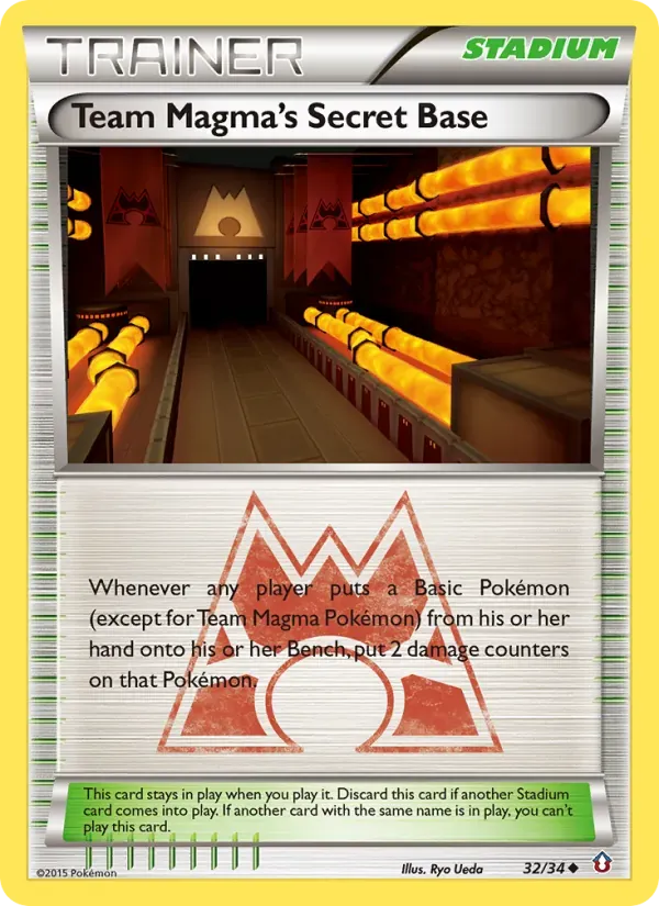 Base Secreta da Equipe Magma 32/34 Crise Dupla