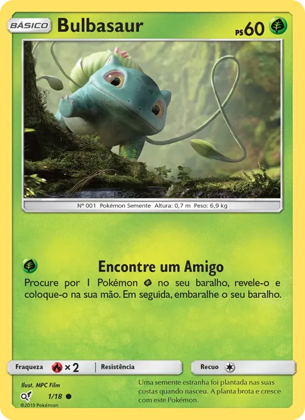 Bulbasaur 1/18 Detetive Pikachu