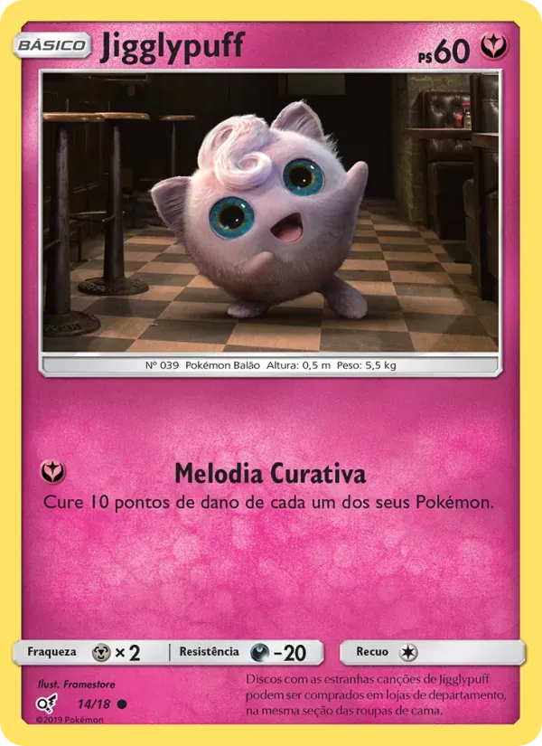 Jigglypuff 14/18 Detetive Pikachu