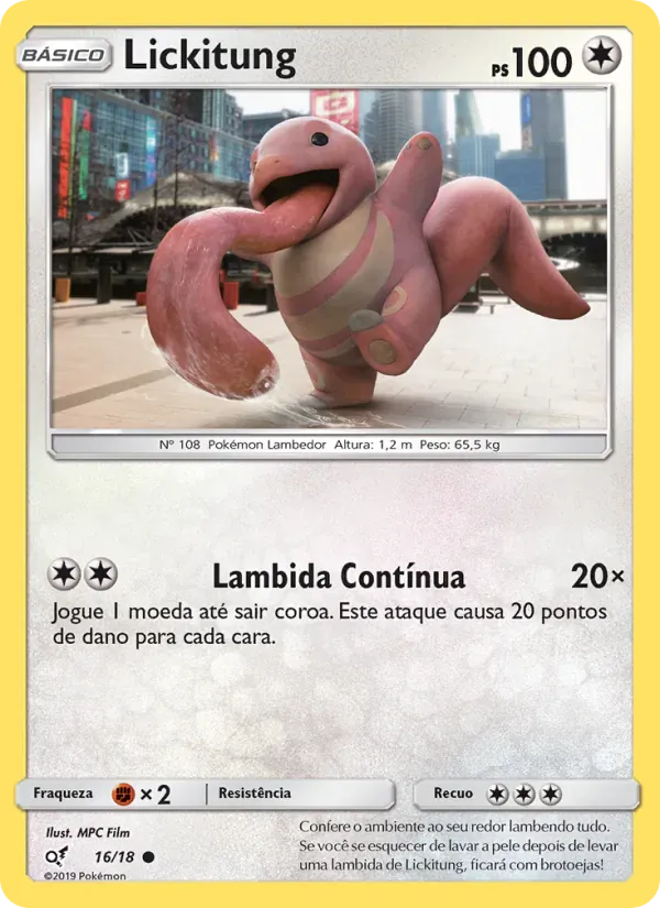 Lickitung 16/18 Detetive Pikachu