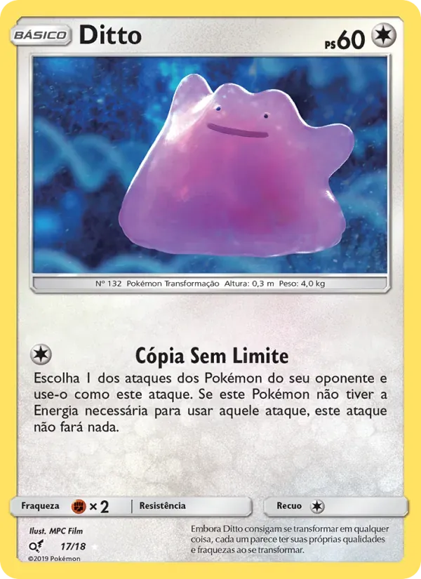 Ditto 17/18 Detetive Pikachu