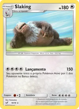 Slaking 18 Detetive Pikachu