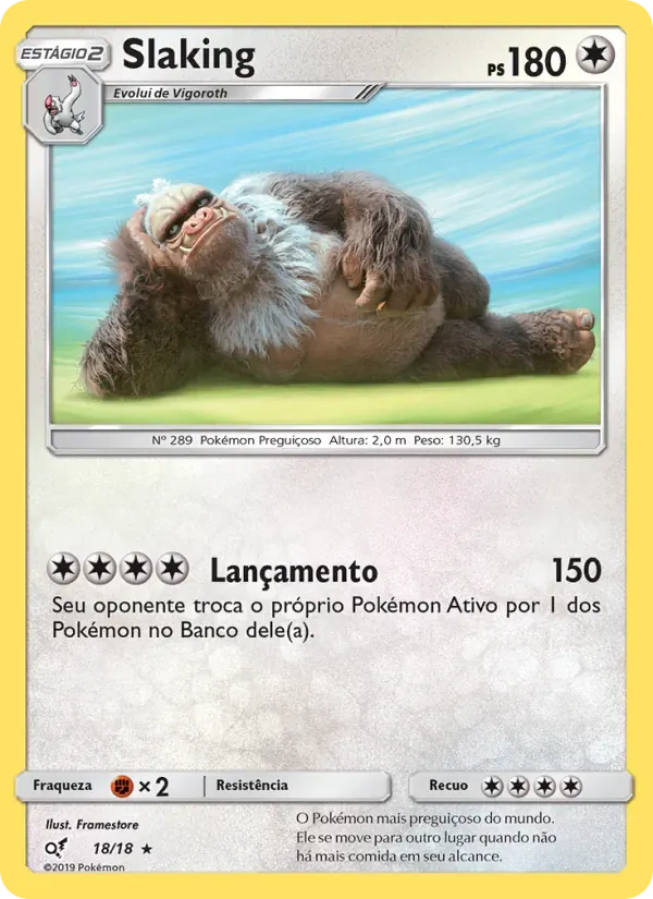 Slaking 18/18 Detetive Pikachu