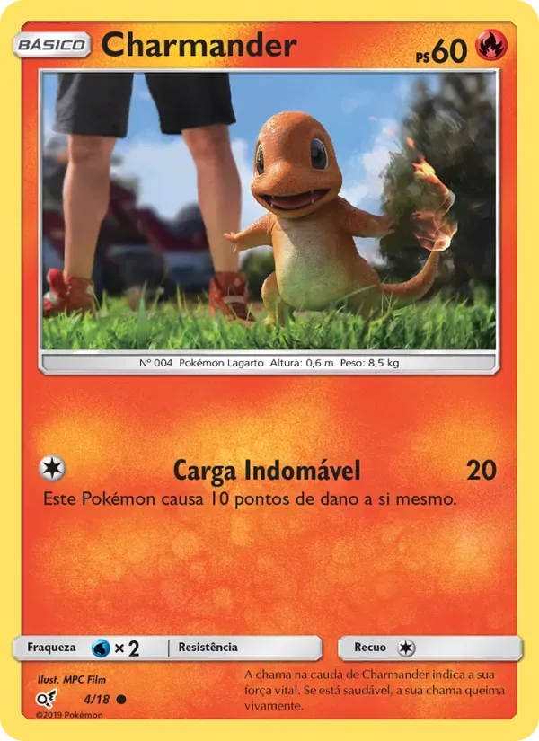 Charmander 4/18 Detetive Pikachu