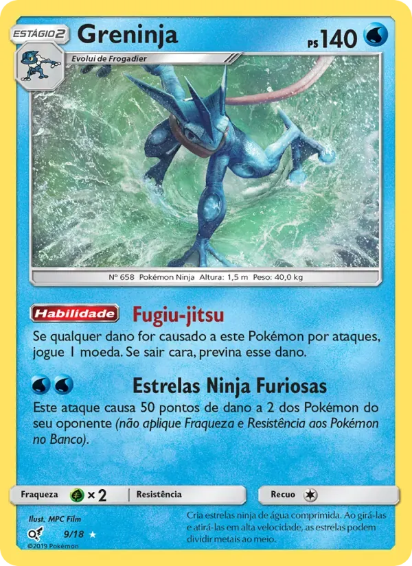 Greninja 9/18 Detetive Pikachu